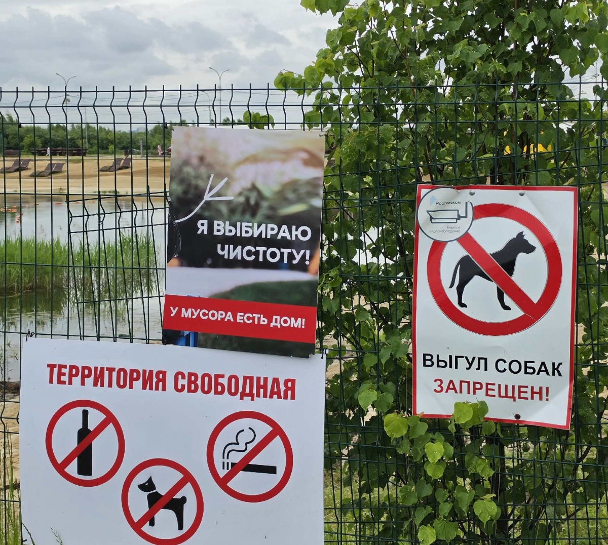 Озеро безопасно!